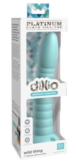 Dillio Platinum Wild Thing 19,7 cm silikonowy model zakrzywiony turkusowy