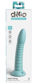 Dillio Platinum Wild Thing 19,7 cm silikonowy model zakrzywiony turkusowy