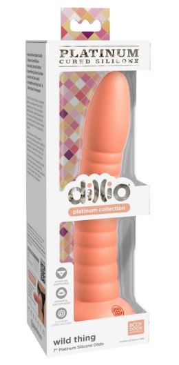 Dillio Platinum Wild Thing silikonowy model zakrzywiony 19,7 cm pomarańczowy