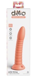 Dillio Platinum Wild Thing silikonowy model zakrzywiony 19,7 cm pomarańczowy