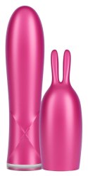 Durex Tease & Vibe 2w1 Model Bunny - Rożowy, silikonowy system wibracyjny