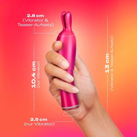 Durex Tease & Vibe 2w1 Model Bunny - Rożowy, silikonowy system wibracyjny Durex Tease & Vibe 2w1 Model Bunny - Rożowy, silikonowy system wibracyjny