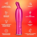 Durex Tease & Vibe 2w1 Model Bunny - Rożowy, silikonowy system wibracyjny