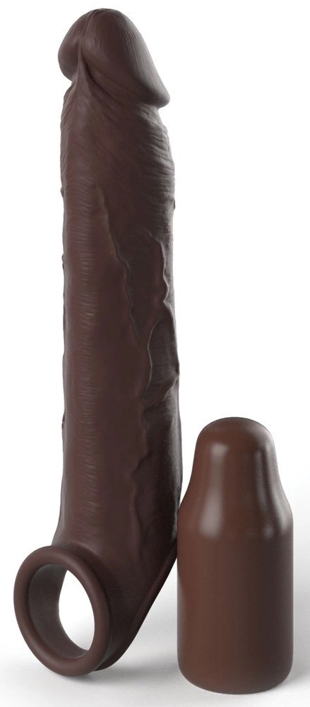 Fantasy X-Tensions Elite Nakładka powiększająca z pierścieniem brązowa 24 cm Fantasy X-Tensions Elite Nakładka powiększająca z pierścieniem brązowa 24 cm