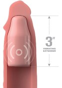 Fantasy X-Tensions Elite Sleeve silikonowy z wibracjami 7,6cm cielisty