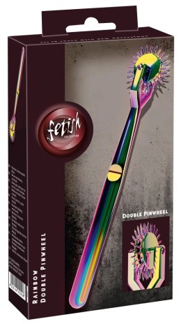 Fetish Collection Koło Kolczaste Wartenberga Rainbow Metal 16,5 cm