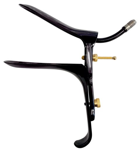 Fetish Collection Speculum z rurką na płyn, stal nierdzewna, czarny 15cm Fetish Collection Speculum z rurką na płyn, stal nierdzewna, czarny 15cm