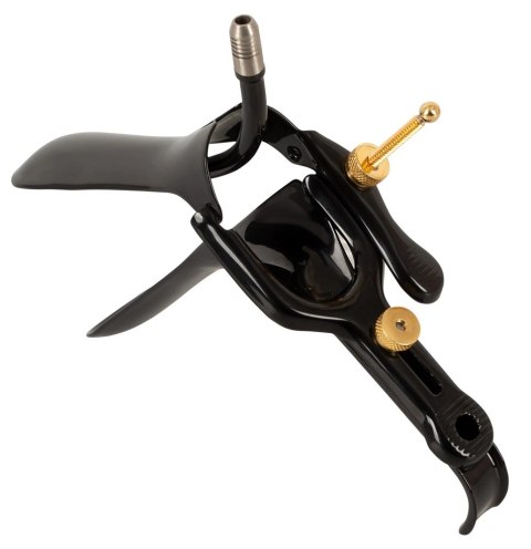 Fetish Collection Speculum z rurką na płyn, stal nierdzewna, czarny 15cm Fetish Collection Speculum z rurką na płyn, stal nierdzewna, czarny 15cm