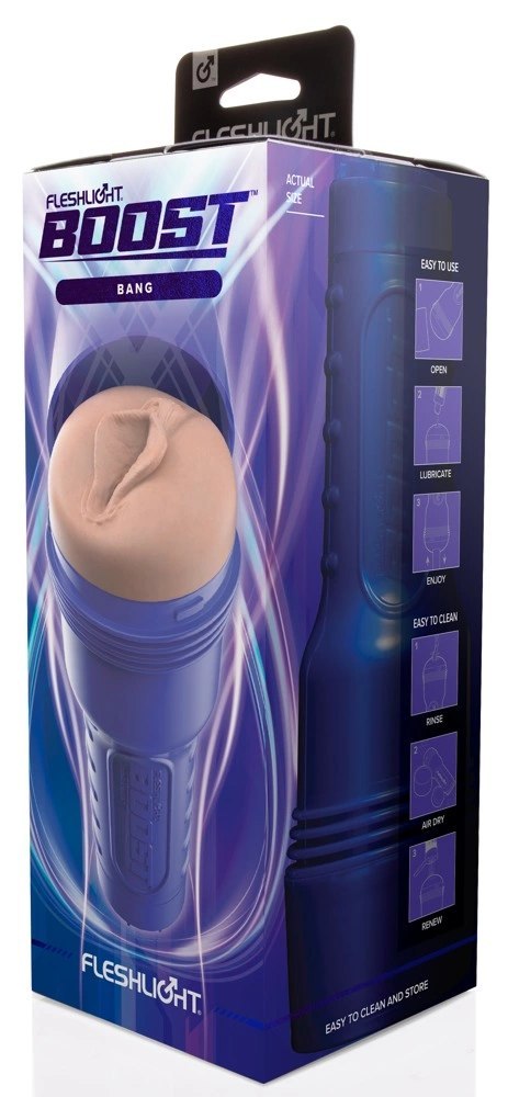 Fleshlight Boost Bang Dark - System kontroli powietrza, brązowy 24,8 cm Fleshlight Boost Bang Dark - System kontroli powietrza, brązowy 24,8 cm