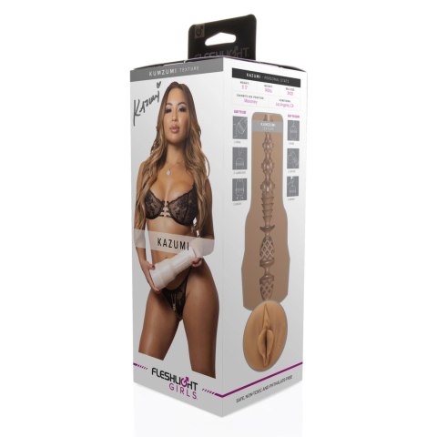 Fleshlight Girls Kazumi - model intymny Real-Feel, etui Pearl White Fleshlight Girls Kazumi - model intymny Real-Feel, etui Pearl White