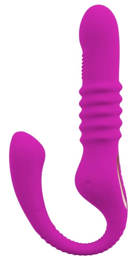 Javida Strap-On Fioletowy 3-funkcyjny, wodoodporny model silikonowy Javida Strap-On Fioletowy 3-funkcyjny, wodoodporny model silikonowy