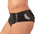 Late X Slipy lateksowe z anatomicznym elementem czarne M/L