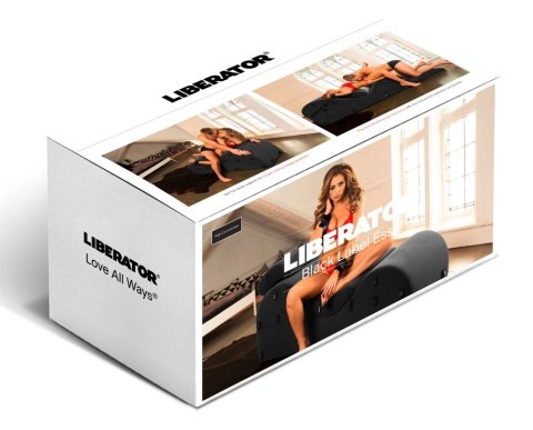 Liberator Black Label Esse - leżanka ergonomiczna z kajdankami i maską, czarna Liberator Black Label Esse - leżanka ergonomiczna z kajdankami i maską, czarna