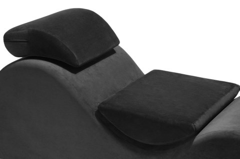 Liberator Esse - Leżanka relaksacyjna czarna, ergonomiczna, 162 cm Liberator Esse - Leżanka relaksacyjna czarna, ergonomiczna, 162 cm