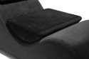 Liberator Esse - Leżanka relaksacyjna czarna, ergonomiczna, 162 cm