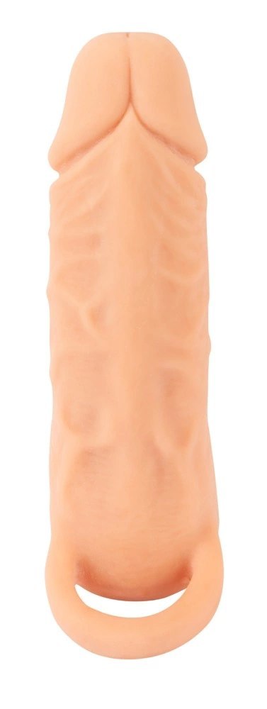 Nature Skin Medium - System 2w1 Przedłużający i Intymny Rękaw TPE 18,5 cm Nature Skin Medium - System 2w1 Przedłużający i Intymny Rękaw TPE 18,5 cm