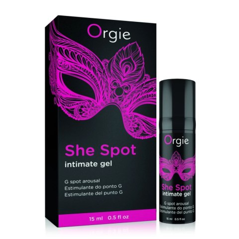Orgie She Spot żel stymulujący z efektem wibracji 15 ml Orgie She Spot żel stymulujący z efektem wibracji 15 ml