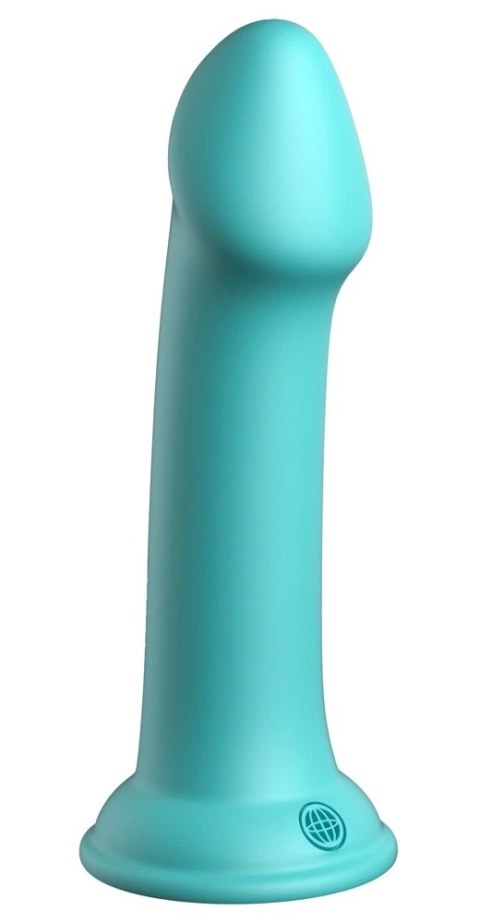 Pipedream Dillio Platinum Big Hero 17,2 cm silikonowy model turkusowy Pipedream Dillio Platinum Big Hero 17,2 cm silikonowy model turkusowy