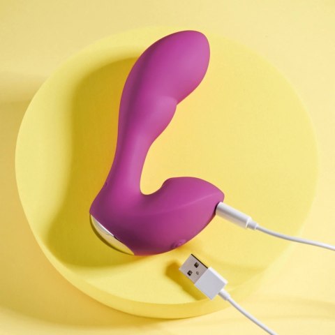 Playboy Pleasure Arch - Model G, 10 trybow wibracji, silikonowy, fioletowy Playboy Pleasure Arch - Model G, 10 trybow wibracji, silikonowy, fioletowy