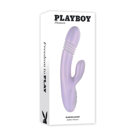 Playboy Pleasure Bumping Bunny - silikonowy kroliczek, 10 trybow, podgrzewany Playboy Pleasure Bumping Bunny - silikonowy kroliczek, 10 trybow, podgrzewany