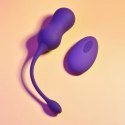 Playboy Pleasure Double Time - Wibrujące kulki Kegla z pilotem, silikon