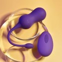 Playboy Pleasure Double Time - Wibrujące kulki Kegla z pilotem, silikon