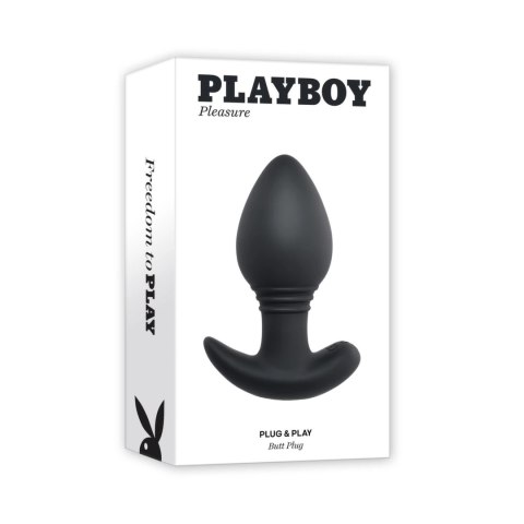 Playboy Pleasure Plug 10 Trybow Wibracji Silikonowy Pilot USB Playboy Pleasure Plug 10 Trybow Wibracji Silikonowy Pilot USB