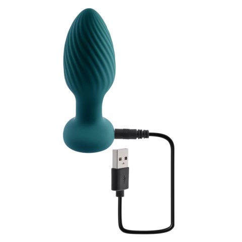Playboy Pleasure Spinning Tail - Zdalna wtyczka silikonowa, 7 trybow Playboy Pleasure Spinning Tail - Zdalna wtyczka silikonowa, 7 trybow