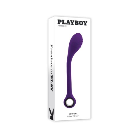 Playboy Pleasure Spot On - Wibrator punktu G, silikonowy, ładowalny Playboy Pleasure Spot On - Wibrator punktu G, silikonowy, ładowalny
