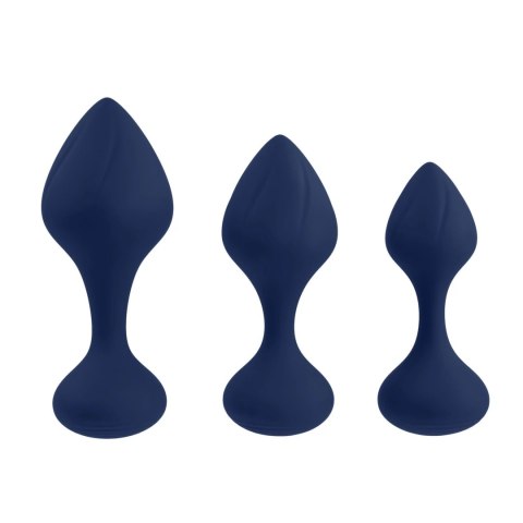 Playboy Pleasure Tail Trainer - Zestaw silikonowych korkow 3 rozmiary Playboy Pleasure Tail Trainer - Zestaw silikonowych korkow 3 rozmiary