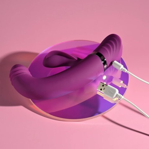 Playboy Pleasure Tap That - wibrator punktu G z funkcją stukania, fioletowy Playboy Pleasure Tap That - wibrator punktu G z funkcją stukania, fioletowy
