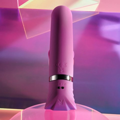 Playboy Pleasure Tap That - wibrator punktu G z funkcją stukania, fioletowy Playboy Pleasure Tap That - wibrator punktu G z funkcją stukania, fioletowy