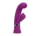 Playboy Pleasure Tap That - wibrator punktu G z funkcją stukania, fioletowy