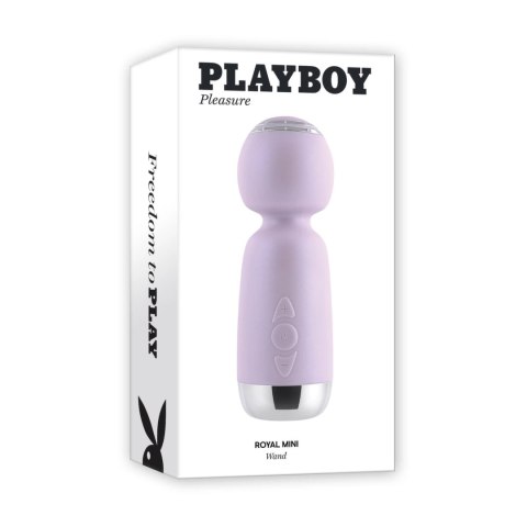 Playboy Royal Mini - kompaktowy wibrator 10 trybow, silikon, USB Playboy Royal Mini - kompaktowy wibrator 10 trybow, silikon, USB