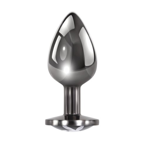 Playboy Tux Aluminium - duży korek intymny z motywem kroliczka Playboy Tux Aluminium - duży korek intymny z motywem kroliczka