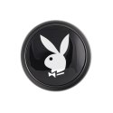 Playboy Tux Aluminium - duży korek intymny z motywem kroliczka