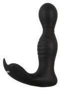 Rebel RC Prostate Massager - Głowka Obrotowa, 9 Trybow, Pilot, Czarny