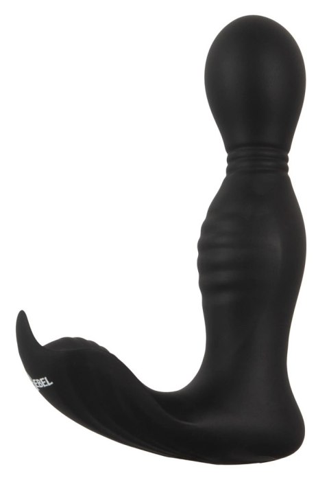 Rebel RC Prostate Massager - Głowka Obrotowa, 9 Trybow, Pilot, Czarny Rebel RC Prostate Massager - Głowka Obrotowa, 9 Trybow, Pilot, Czarny
