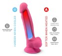 SilexD Model 7 Glow in the Dark silikonowy, świecący rożowy 17,6 cm