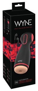 WYNE 06 System Wibracyjno-Ssący 10+7 Trybow Czarny 27,3 cm