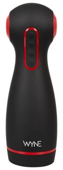 WYNE 06 System Wibracyjno-Ssący 10+7 Trybow Czarny 27,3 cm