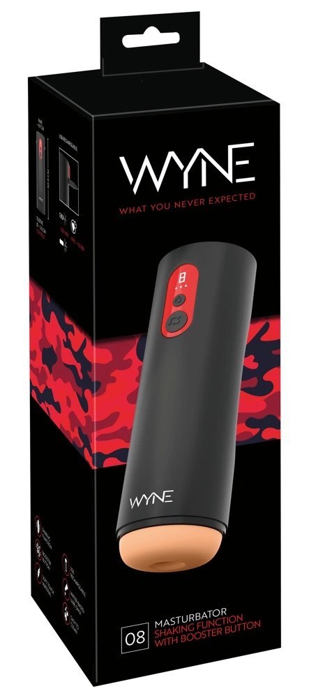 WYNE Model 08 Automatyczna maszyna intymna z pulsacją, LED, 30,5 cm WYNE Model 08 Automatyczna maszyna intymna z pulsacją, LED, 30,5 cm