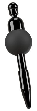 You2Toys Wibrujący plug intymny 8mm silikonowy czarny