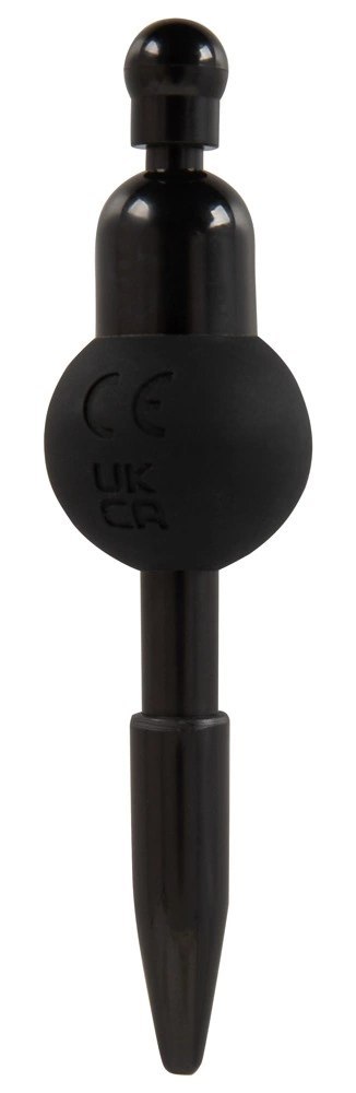 You2Toys Wibrujący plug intymny 8mm silikonowy czarny You2Toys Wibrujący plug intymny 8mm silikonowy czarny