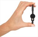 You2Toys Wibrujący plug intymny 8mm silikonowy czarny
