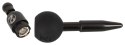 You2Toys Wibrujący plug intymny 8mm silikonowy czarny