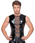 Black Level Koszulka Vinylowa Bez Rękawow Siateczka 2XL Czarna