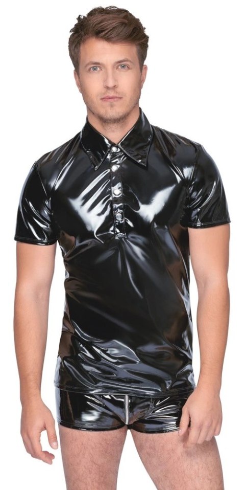 Black Level Polo Czarna Koszulka Męska Połysk S Dopasowana Black Level Polo Czarna Koszulka Męska Połysk S Dopasowana