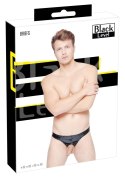 Black Level Slipy męskie czarne z połyskiem, otwor, rozmiar L