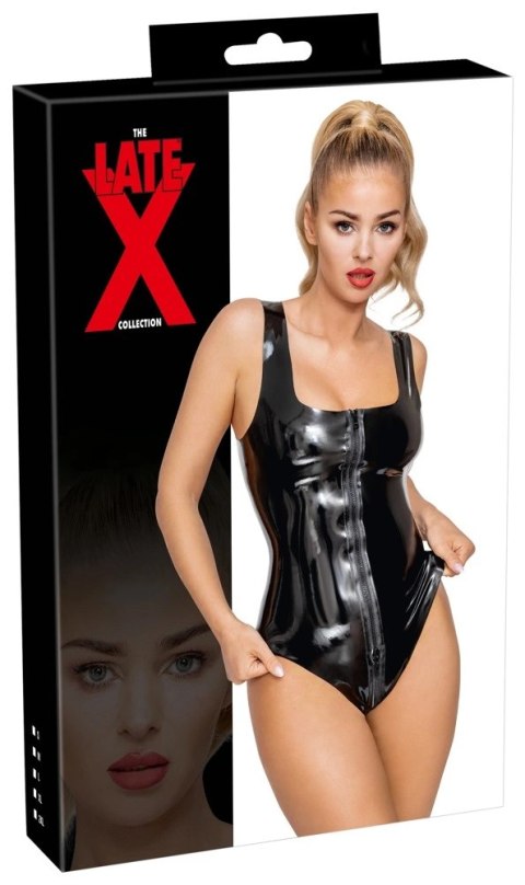 LateX Body Czarny XL z Zamkiem Dwukierunkowym, Lateks 0,35 mm LateX Body Czarny XL z Zamkiem Dwukierunkowym, Lateks 0,35 mm